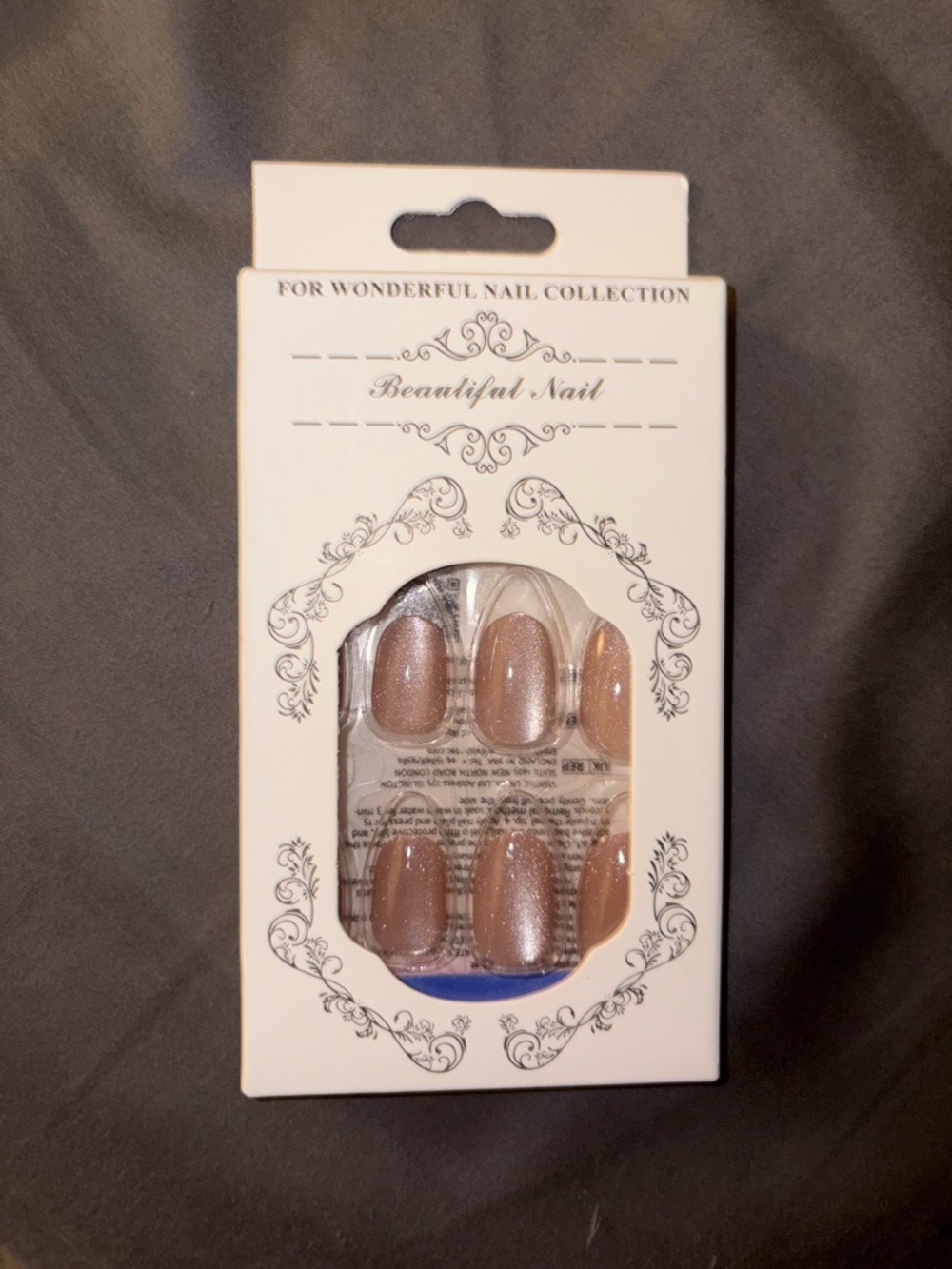 Press-On Nails in Shimmery Rose Gold